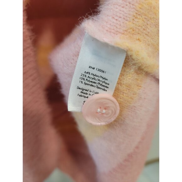 L*Space Pink and Yellow Striped Sweater - Picture 5 of 9